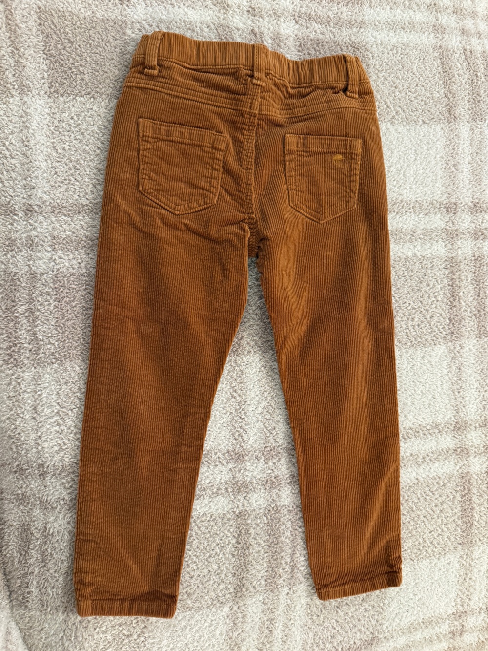 George Hats Rust Brown Corduroy Kids Pants - Picture 3 of 4